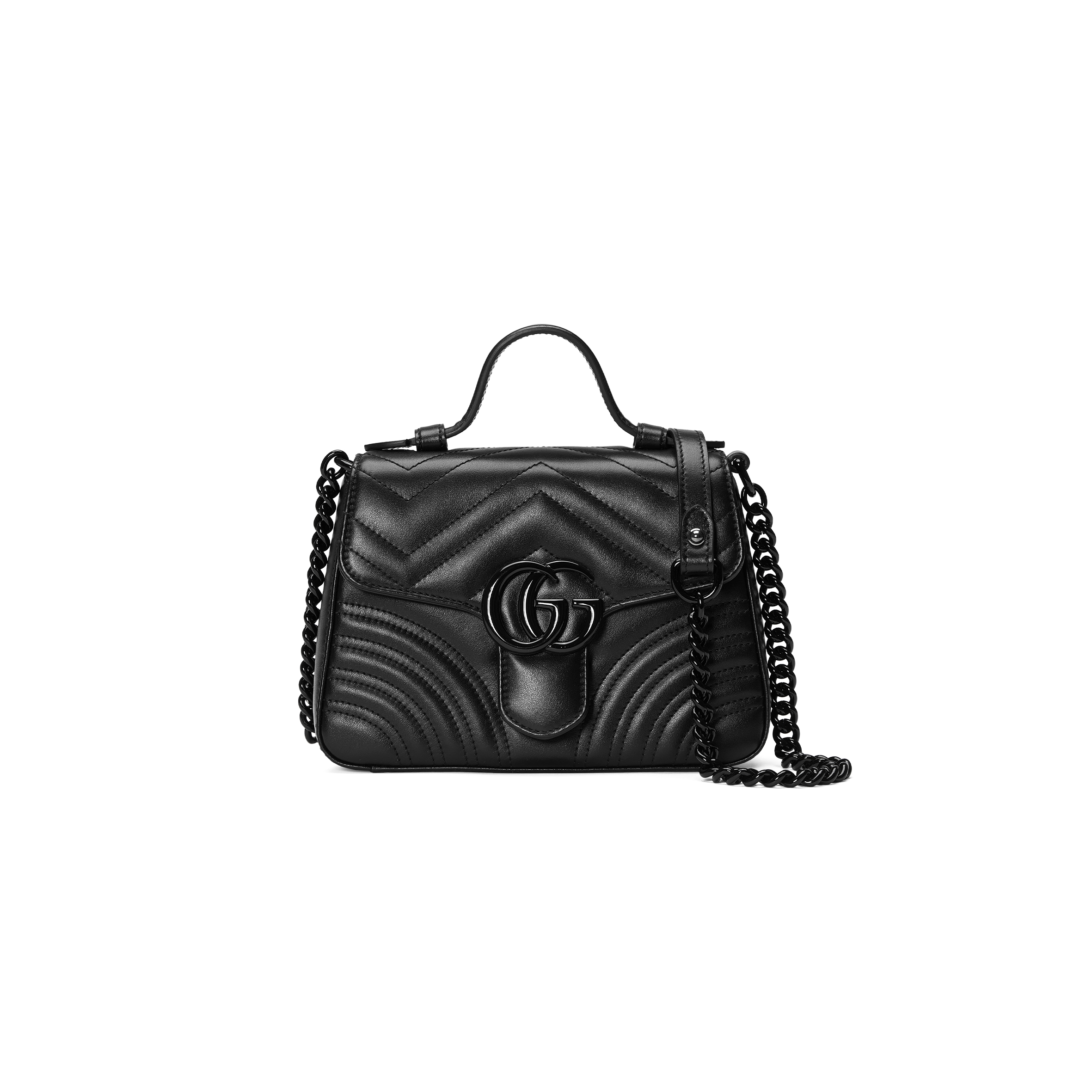 GUCCI GG MARMONT SMALL TOP HANDLE BAG 702563 (21*15.5*8cm) GUCCI GG MARMONT SMALL TOP HANDLE BAG 702563 (21*15.5*8cm)